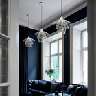 Nordic Fashion Simple Iron Pendant Light Cloakroom Parlor Corridor Bedroom Papillon pendant Lamp（WH-AP-483）