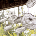 Design Smoky Grey Glass Pendant Light Art Restaurant  Living Room 73 Random Pendant Light(WH-GP-150)