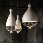Nordic E27 Pendant Lights Living Room Bedroom Dining Room Cage Hanging Lamp(WH-AP-517)