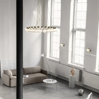 Nordic Minimalist Glass Shade Ring chandelier Living Dinning Room Model 2109 chandelier(WH-MI-376)