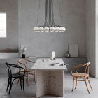 Nordic Minimalist Glass Shade Ring chandelier Living Dinning Room Model 2109 chandelier(WH-MI-376)