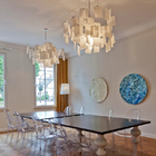 Paper chandelier replica designer Light Living Room Dining Room Zettel Chandelier(WH-MI-381)