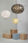Post Modern Living room Acrylic Oval Ball Chandelier  Bedroom Planet Suspension Lamp(WH-MI-385)