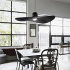Modern Art Designer WhiteChandelier Living Bedroom Home Bar Straw Hat Chandelier(WH-MI-404)