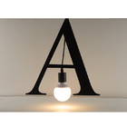 Nordic Pendant Lights Letter Light Decorative A to Z Alphabet Living Room Hotel Loft Pendant Lamp(WH-VP-184)