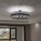 Living room chandeliers decoration round crystal lighting for Bedroom dining rectangle Chandelier(WH-CY-163)