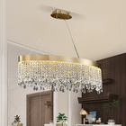 Modern oval crystal chandelier Crystal Light Kitchen Fixture Led Modern Home Decor Staircase Lighting(WH-CY-168)