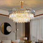 Creative Crystal Chandelier Round/Rectangle Led Living Dining Room Lamp hotel chandelier(WH-CY-196)