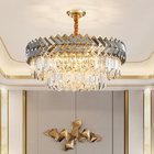 Creative Crystal Chandelier Round/Rectangle Led Living Dining Room Lamp hotel chandelier(WH-CY-196)