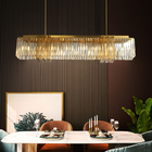 Rectangle Led Crystal Chandelier Dining Room Creative Design dining table light(WH-CY-199)