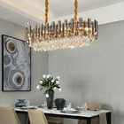 Modern chandelier for living room round bedroom Smoky grey postmodern chandelier(WH-CY-201)