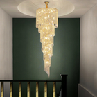 Long Hign ceiling Crystal Chandelier For Hall Project Staircase Stairwell Chandelier(WH-CY-202)