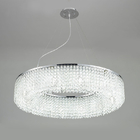 Circle Round Chandelier Modern Crystal Hanging Lamp kitchen island lighting(WH-CY-218)