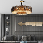 Led Crystal Chandelier For Living Dining Room Round Rectangle lounge lights(WH-CY-224)