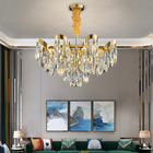 Luxury Crystal Chandelier For Living Room Led Gold basket empire crystal chandelier(WH-CY-226)