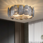 Ceiling chandelier for living room Leaf glass decorative celling lights modern celling lamp(WH-CA-64)