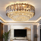 Luxury Led Ceiling Chandelier For Living Room Big Crystal Lamp ceiling light fixture(WH-CA-67)