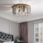 Modern gold ceiling chandelier for bedroom round hanging lamp kitchen fixtures(WH-CA-69)