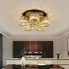 Romantic Modern Minimalist Ceiling Lamp American Model Room Personality Luxury led crystal ceiling light（WH-CA-76)
