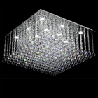Square Flush Mount Crystal Chandelier For Luxury Living Room Crystal Chandeliers(WH-CA-95)