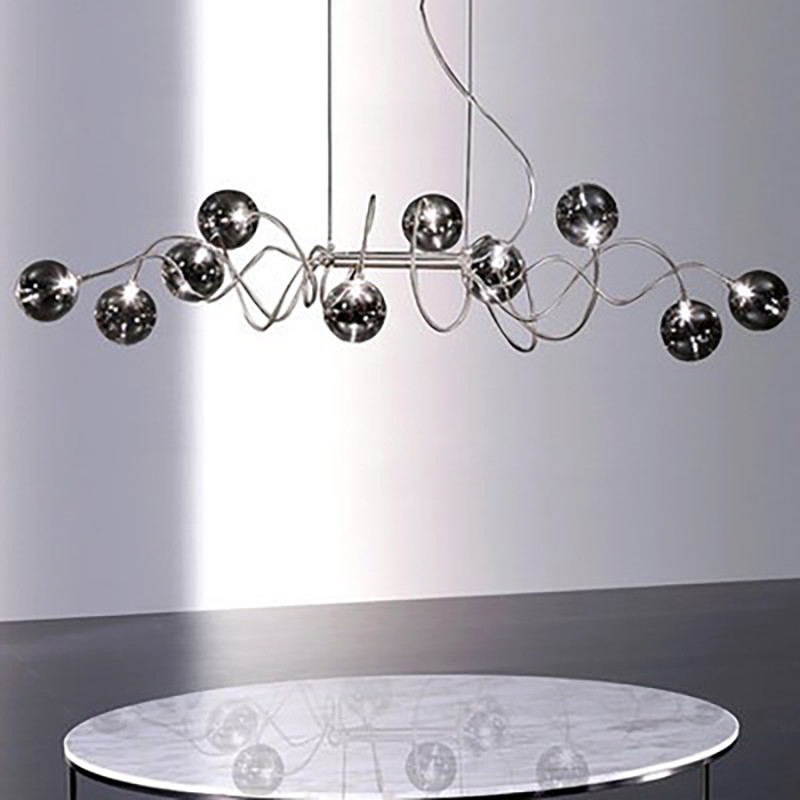 Magic Beans Chandelier Nordic Glass Ball Light Bedroom Living Room Big Bubbles HL Chandelier（WH-AP-495）