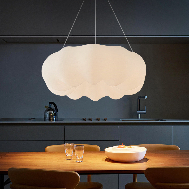Nordic Led PE Pumpkin Cloud Shape Pendant Lamp Clound Ceiling Light(WH-AP-506)