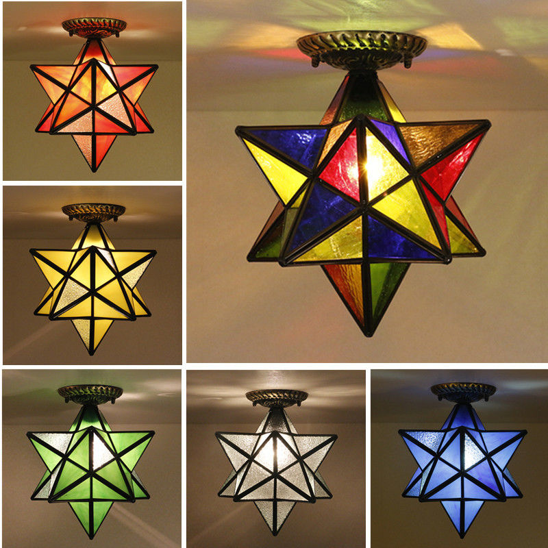 Meyda tiffany Style Mini Ceiling Lamp Fixtures For Home Lighting (WH-TA-09)