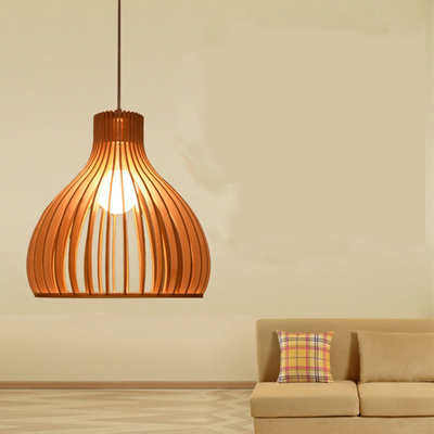 Hand-made wooden birdcage Pendant Lamp home decoration indoor dining room Petite Pendant Lamp（WH-AP-409）
