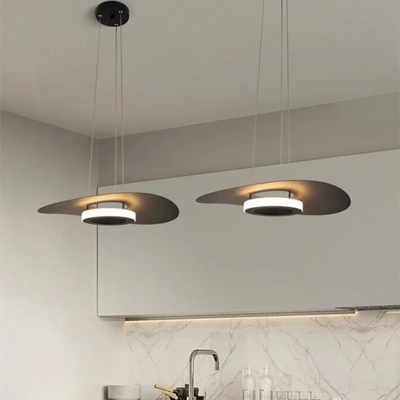 Modern Round Aluminum Led Pendant Lights For Living Room Dining Room LED Chandelier(WH-AP-586)