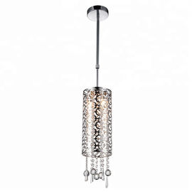 Contemporary crystal chandelier with Lampshade for indoor home lighting (WH-MI-08)