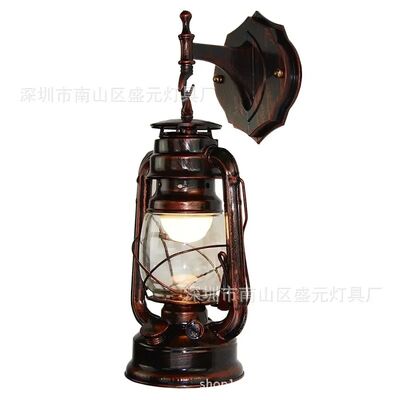 Vintage LED Wall Lamp Barn Lantern Retro Kerosene Wall Light (WH-VR-120)