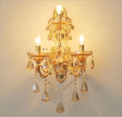 Bedroom Corridor Industrial Wall  Sconce Bedside Crystal Wall Lamp (WH-VR-128)