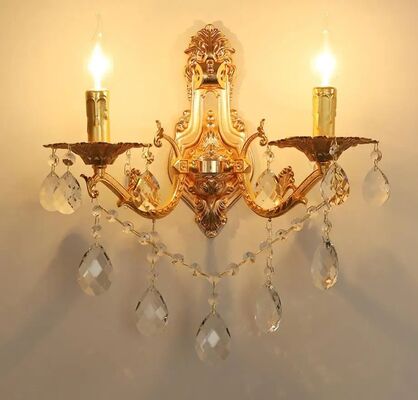 Bedroom Corridor Industrial Wall  Sconce Bedside Crystal Wall Lamp (WH-VR-128)
