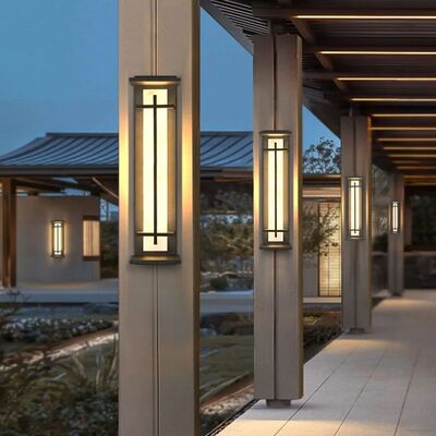 Stainless Steel Porch Light Waterproof IP65  Outdoor LED Lmitated Marble Wall Lamp  (WH-VR-131)