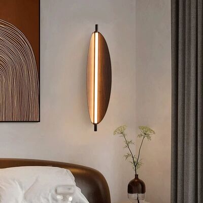 Bedside Stairway Corridor LED Light Long Strip Japanese Wood Grain wall lamp (WH-VR-137)
