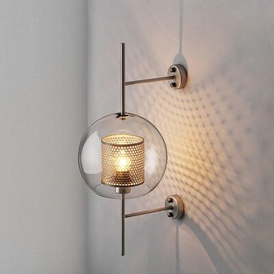 Aisel Horridor Golden Ball Light Modern Glass Wall Lamps (WH-VR-143)