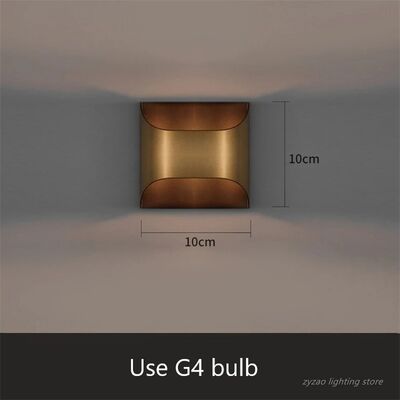 led Hotel Corridor Background Light Full Copper Luxury Wall Lamps(WH-VR-158)