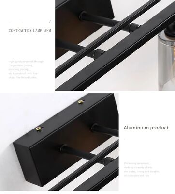 LED Vanity Cabinet Wall Lamp Loft Metal Clear Wall Light Industrial Retro Glass Mirror Lights(WH-MR-78)