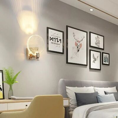 Gold LED Crystal Wall Lamps Bathroom Mirror Light Makeup Lamp (WH-MR-85)