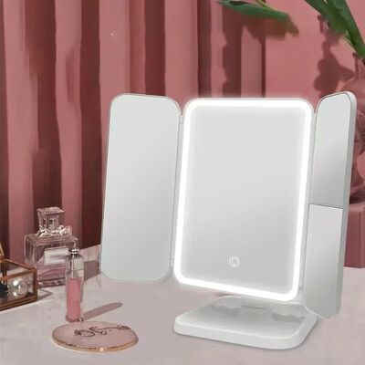 Smart Makeup Mirror Trifold Makeup Mirror LED Lights(WH-MR-93)