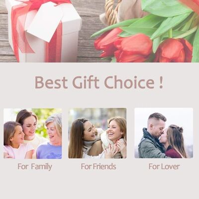 LED Dimmable 3 Modes Touch Screen Control White 360-Degree Rotation Makeup Cloud Mirror with Lights  (WH-MR-96)