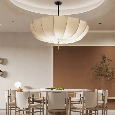 Living Dining Room Teahouse Bedroom Lamp Home Decor Hanging Luminaires Vintage Paper Umbrella Design Cloth Pendant Lights (WH-VP-304)