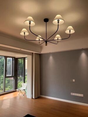Country Villa Living Room Elegant and Warm Branch Shaped Minimalist Hall Bedroom Study Vintage Pendant Light (WH-VP-312)