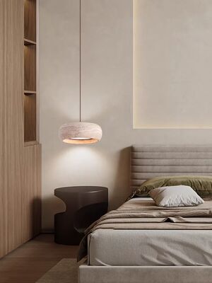 Japanese Wabi-Sabi Bedside Chandelier Cave Stone Restaurant Vestibule LED Pendant Light Vintage Creative Lamps (WH-VP-329)