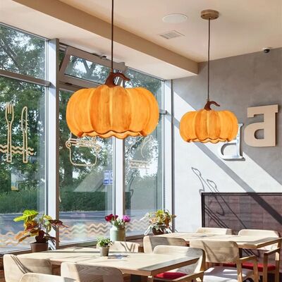 Designer Restaurant Island LED Chandelier Retro Resin Pumpkin Lamp (WH-VP-350)