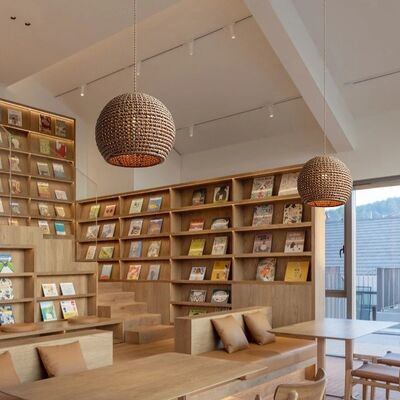 Vintage Wabi Sabi Pendant Lights Rattan Lamp Retro Led Hanging Lamp (WH-VP-364)