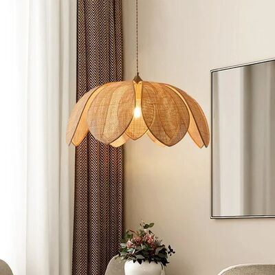 Designer Lamps Living Room Dining Room Lamps Chinese Style Petal Shape Pendant Light(WH-WP-92)