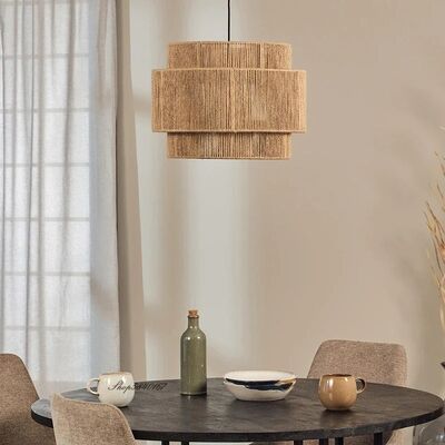Restaurant Lamp Living Room Vintage Creative Japanese Style Rattan Pendant Lights(WH-WP-97)