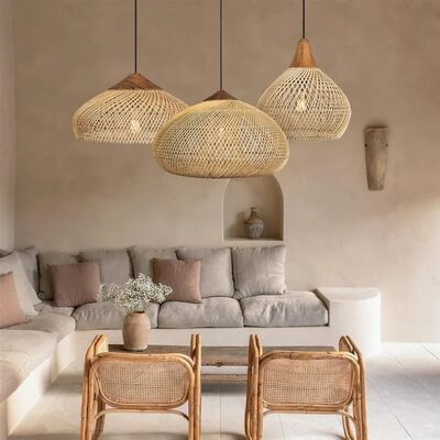 Restaurant Pendant Lamp Homestay Chinese Style Vine Woven Pendant Lamp(WH-WP-106)