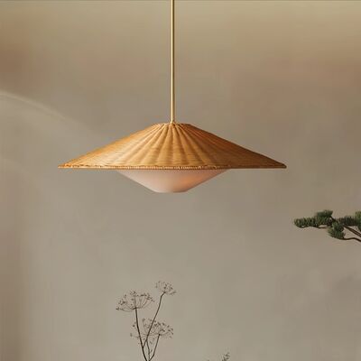 hanging kitchen light Restaurant Bar Bedroom handmade rattan Chinese pendant light(WH-WP-108)